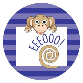 Jungle Animals Monkey | Purple Digital Download