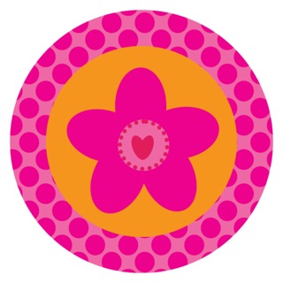 Blooming Circles Daisy Dots Digital Download