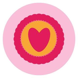 Blooming Circles Heart Digital Download