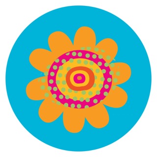 Flower Fields Orange Flower Digital Download