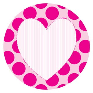 Polka Dots & Hearts Stripes Digital Download