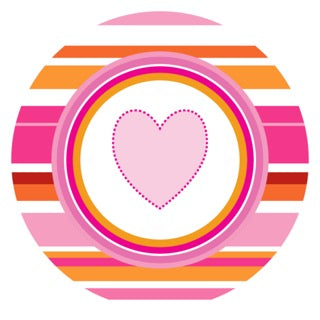 Pastel Pink Stripes Horizontal Digital Download