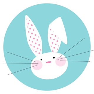 Happy Bunny Aqua Digital Download