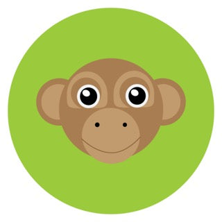 Let’s Go Bananas Monkey Green Digital Download