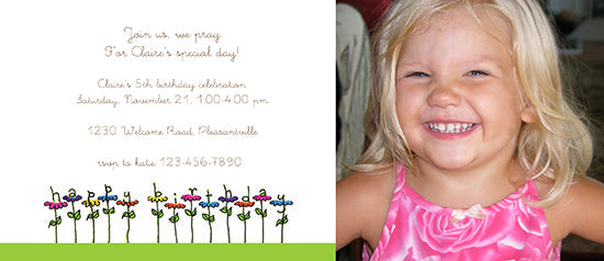 Blooming Birthday Invitation