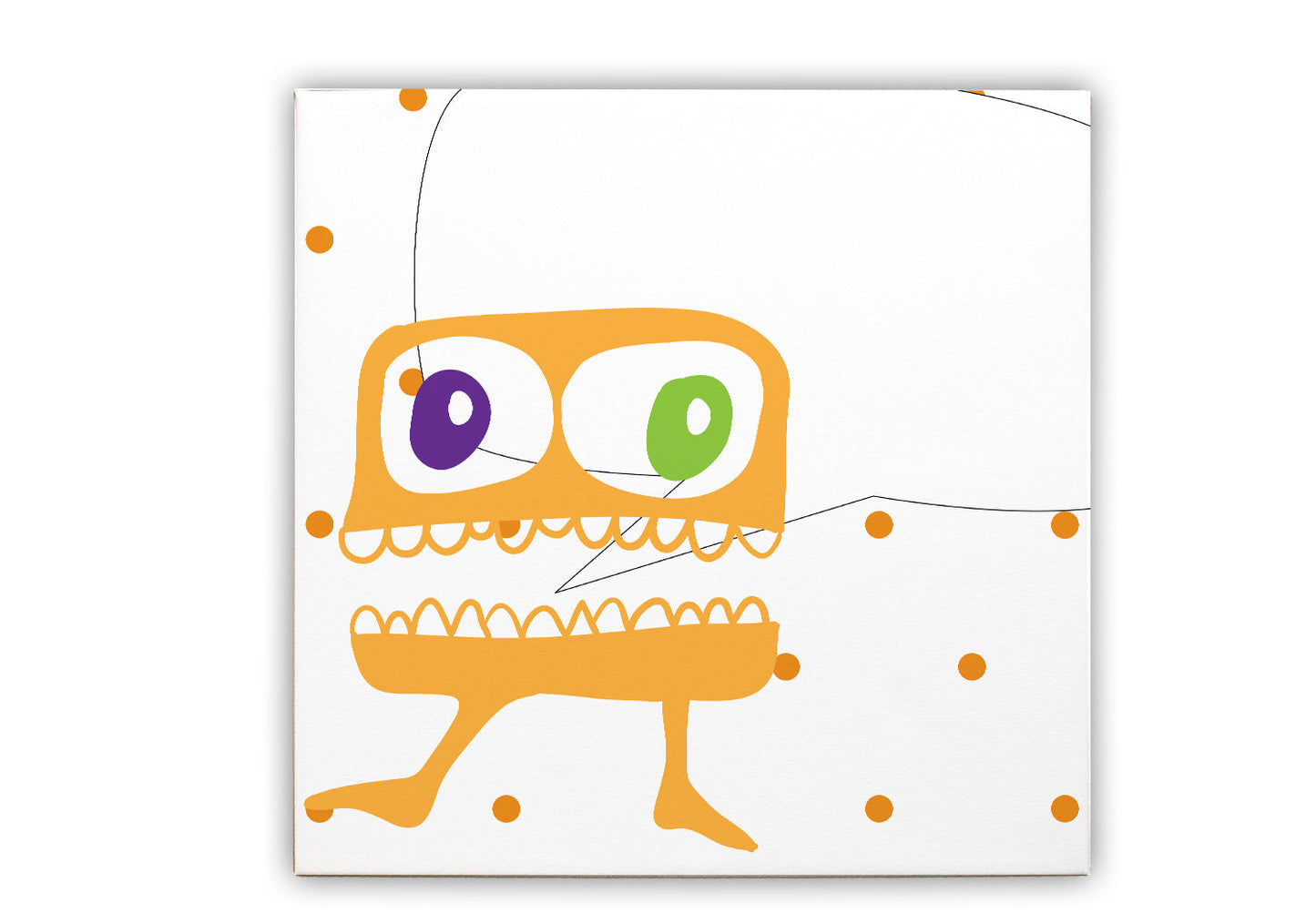 Canvas wall hanging, kid's wall art, personalized wall decor