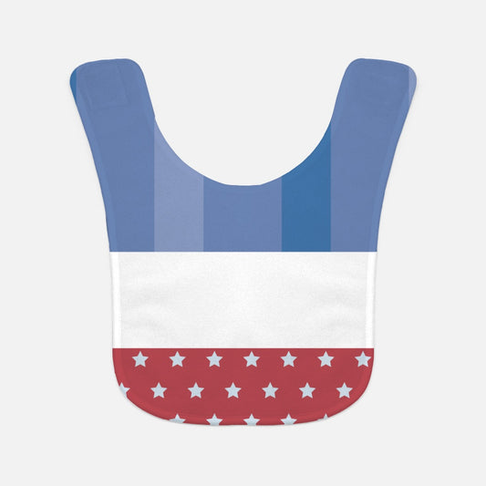 baby bib, Fourth of July, Memorial Day, labor day, patriotic, baby accessories, red white and blue 