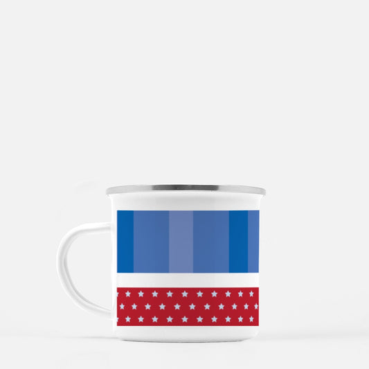 camp mug, treat cup, Fourth of July, memorial day, labor day, red white and blue, stars, stripes