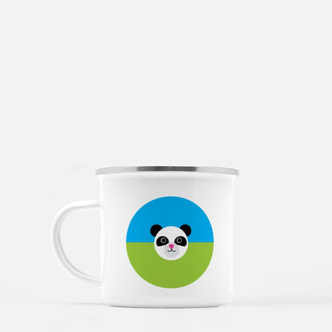 Furry Friends Panda 10-oz. Camp Mug – Ideas In Bloom Studios
