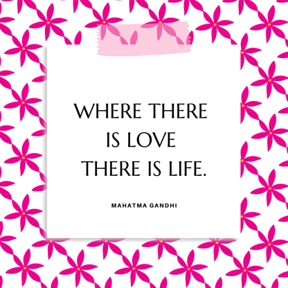 Where There is Love Square Digital Print