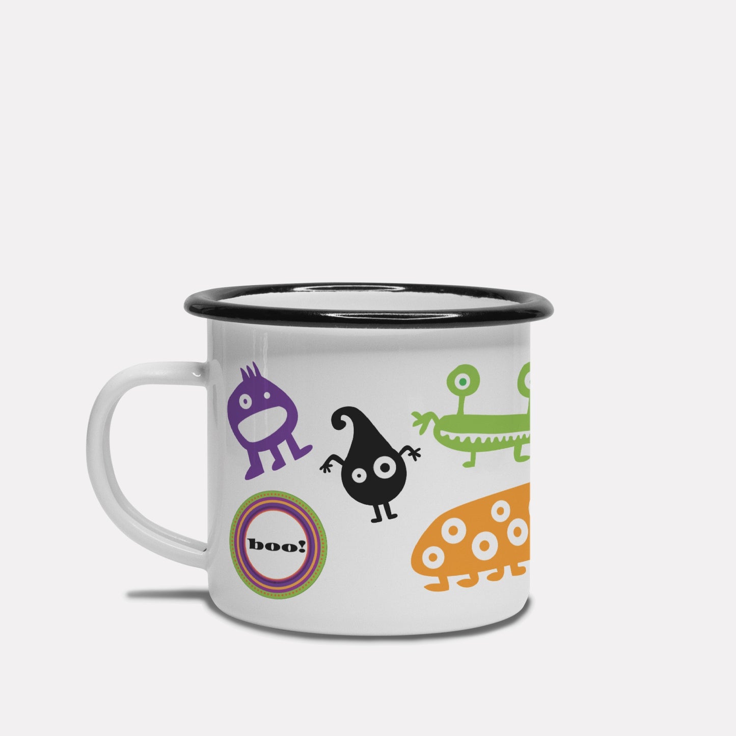 Monster Madness Camp Mug 10 oz. (Black Rim)