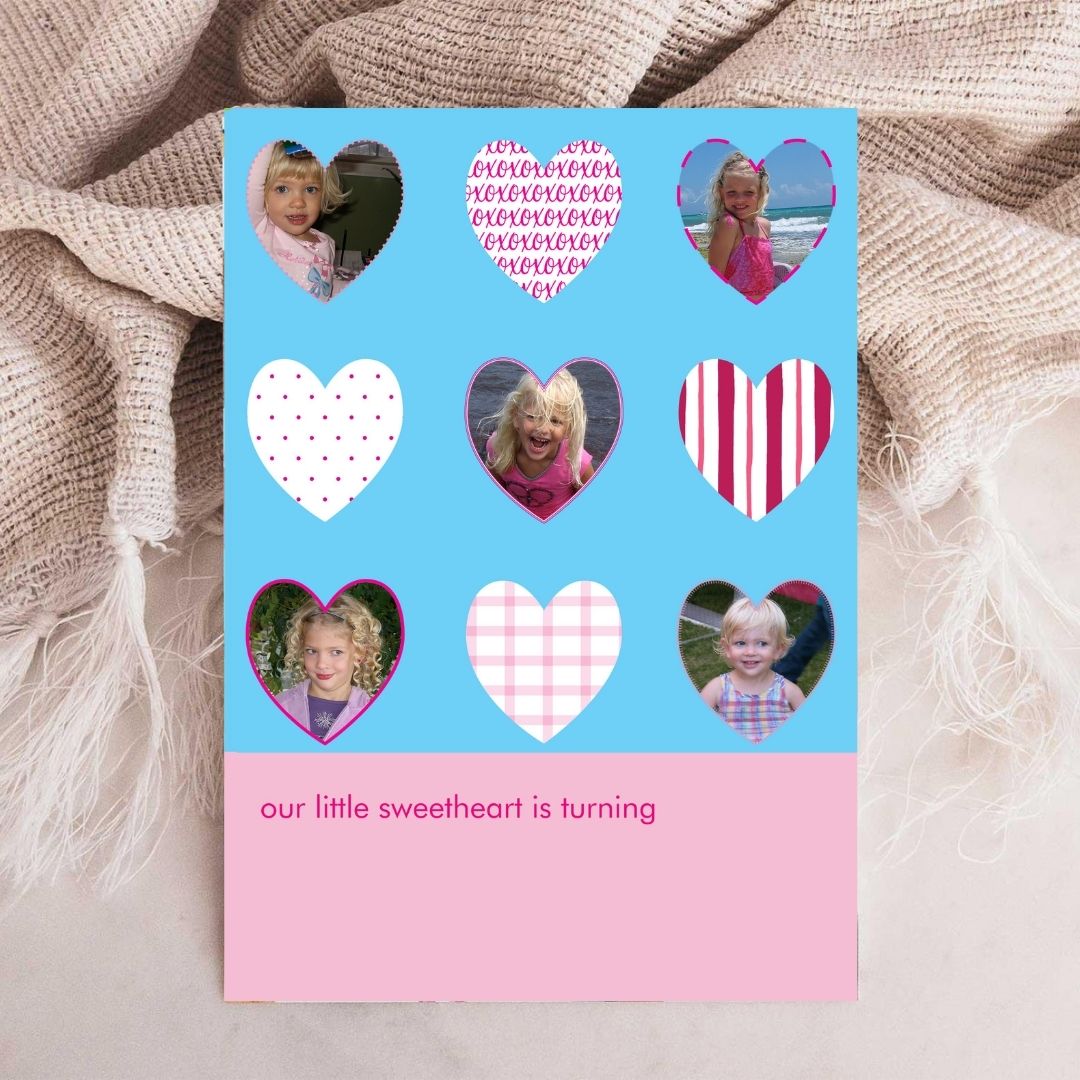 Birthday Hearts Birthday Invitation