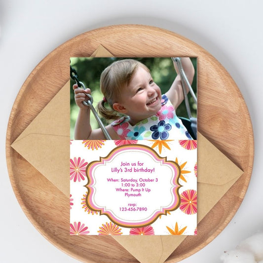 Frame Fantasy Birthday Invitation