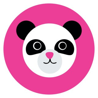 Furry Friends Panda Pink Digital Download