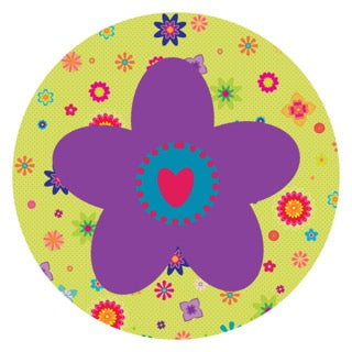 Floating Flowers Purple Digital Download