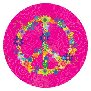 Floral Peace Sign Digital Download