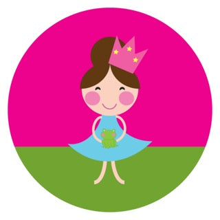 Princess Party Brunette Digital Download