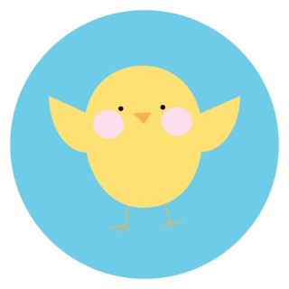 Happy Chick Blue Digital Download