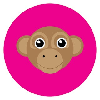 Let’s Go Bananas Monkey Magenta Digital Download