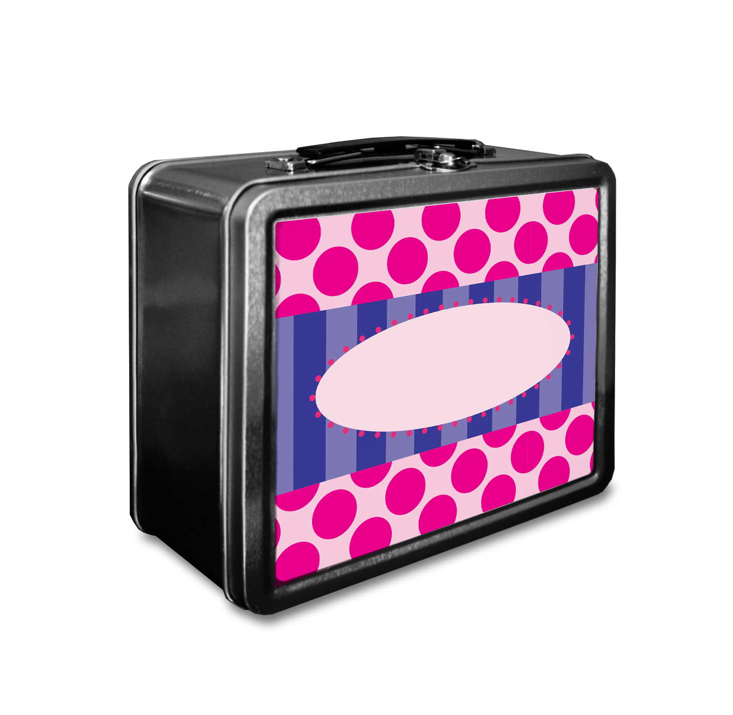 Big Pink Polka Dots Lunchbox