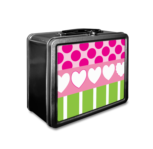 Polka Dots & Hearts Lunchbox