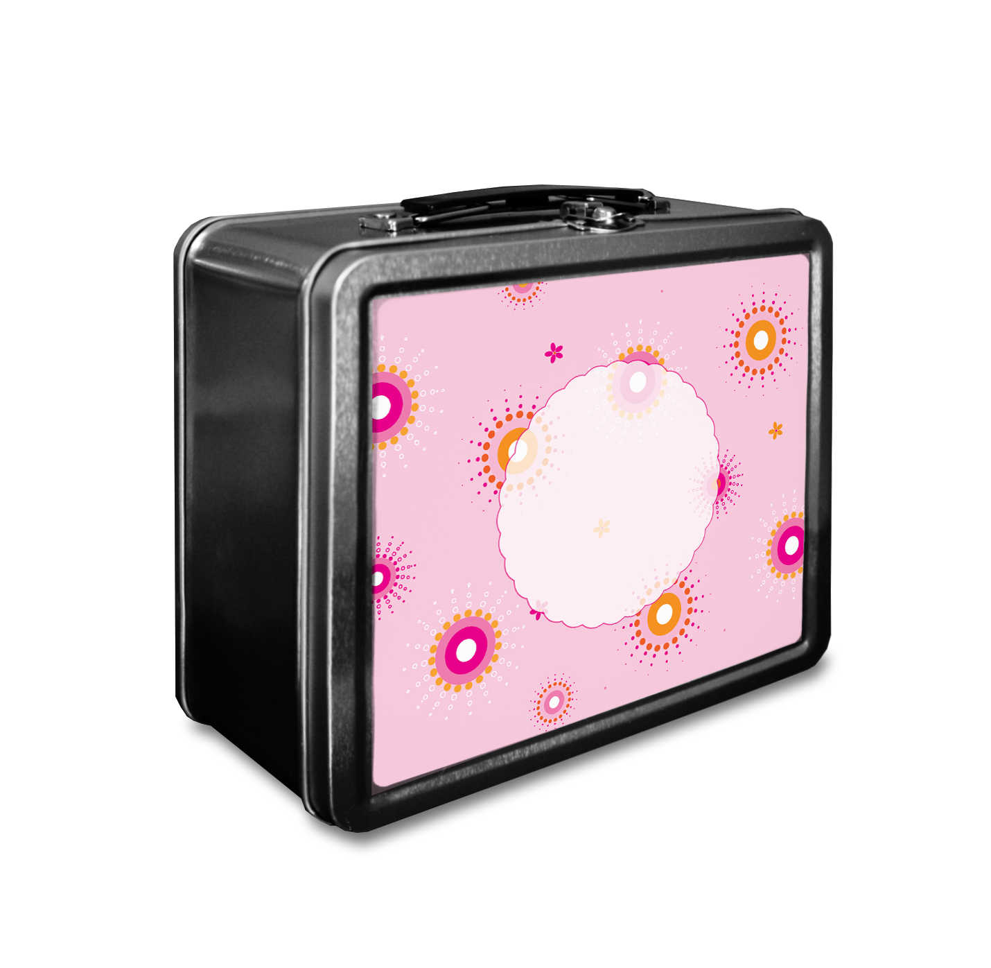 Firework Flowers Pink Lunchbox