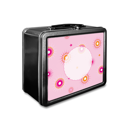 Firework Flowers Pink Lunchbox