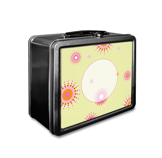 Firework Flowers Yellow Lunchbox