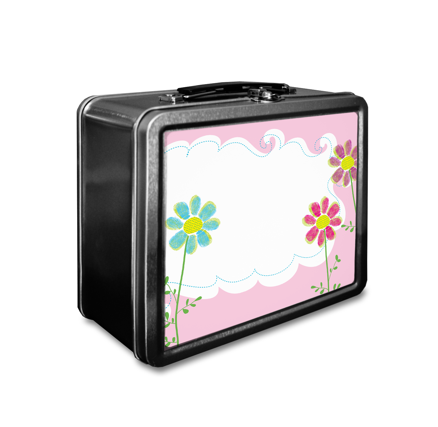 Fingerprint Flowers Lunchbox