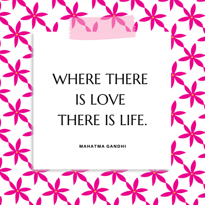 Where There is Love Square Digital Print