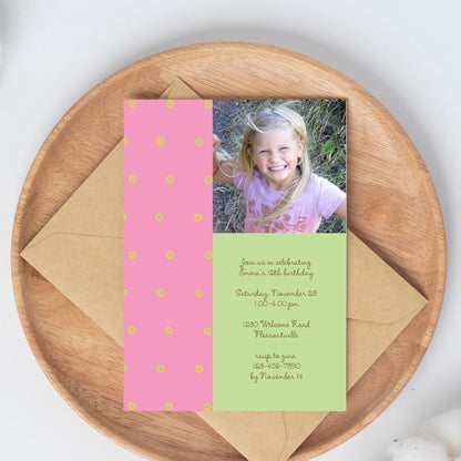 Sweet Daisies Birthday Invitation