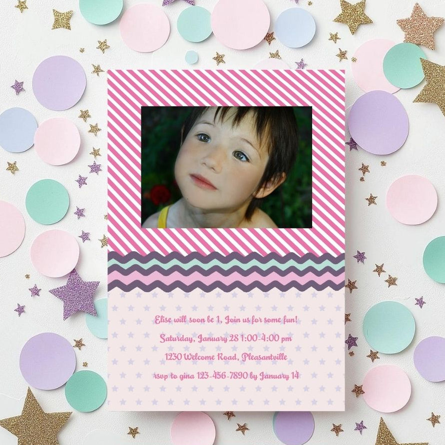 Sweet Subtlety Birthday Invitation