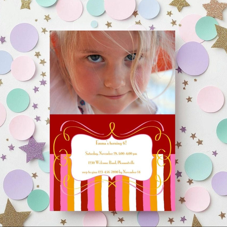 Warm Wishes Birthday Invitation