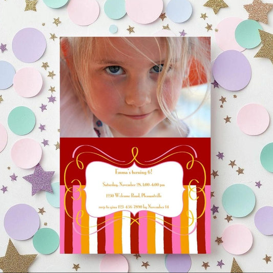 Warm Wishes Birthday Invitation