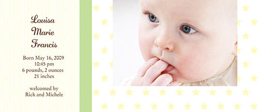 My Stars Birth Announcements