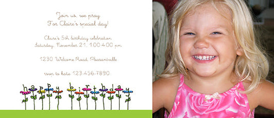 Blooming Birthday Invitation