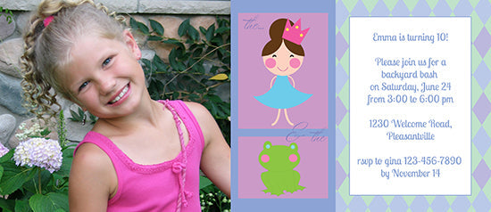 Princess & the Frog Birthday Invitation