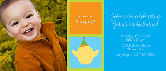 Birthday Chick Birthday Invitation