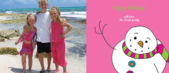 Sweet Snowman Holiday Cards
