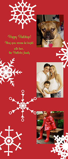 Falling Snowflakes Holiday Cards