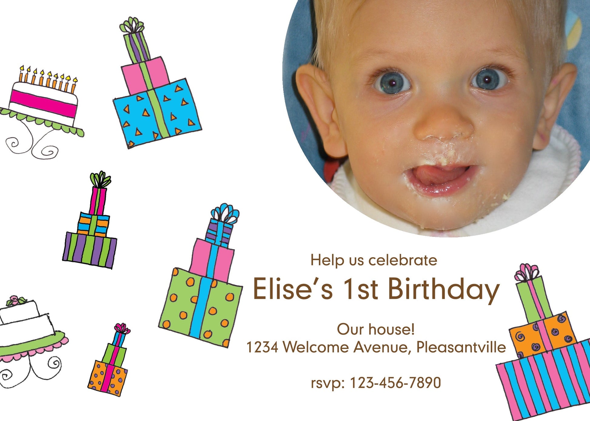 Floating Party Birthday Invitation