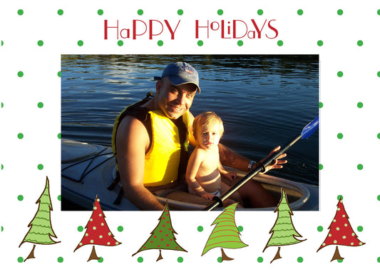 Tree Procession Holiday Cards