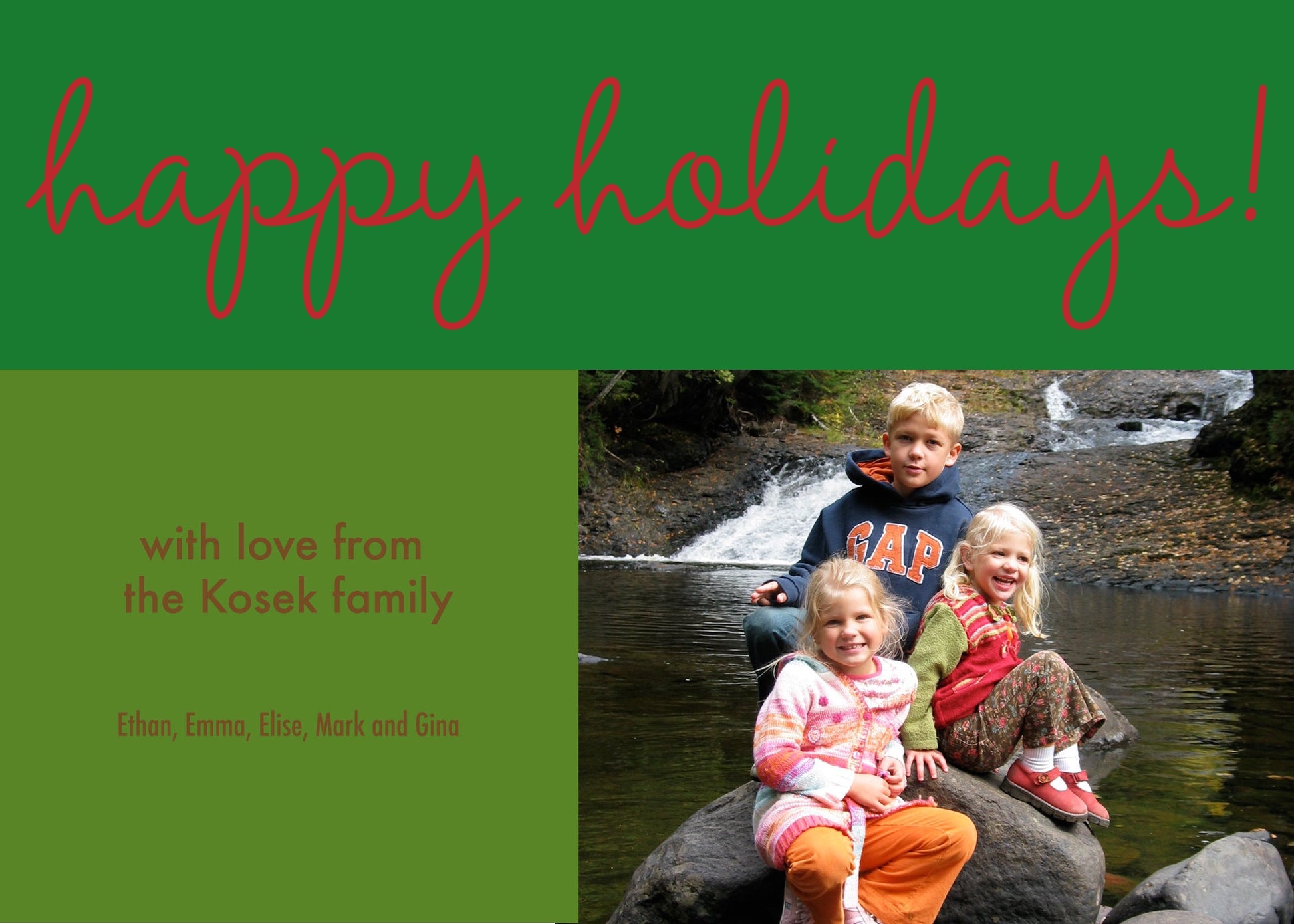 Happy Holidays! Holiday Cards