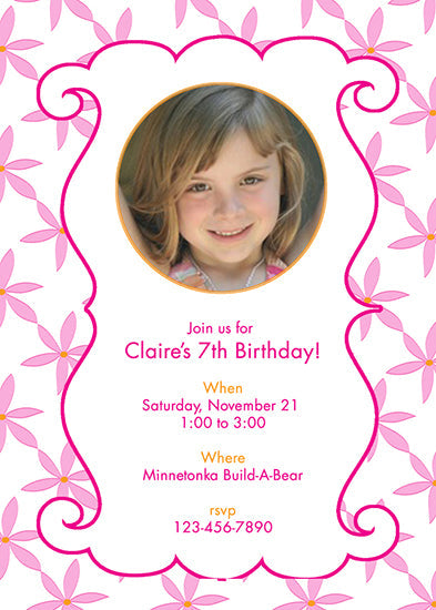 Pink Passion Birthday Invitation