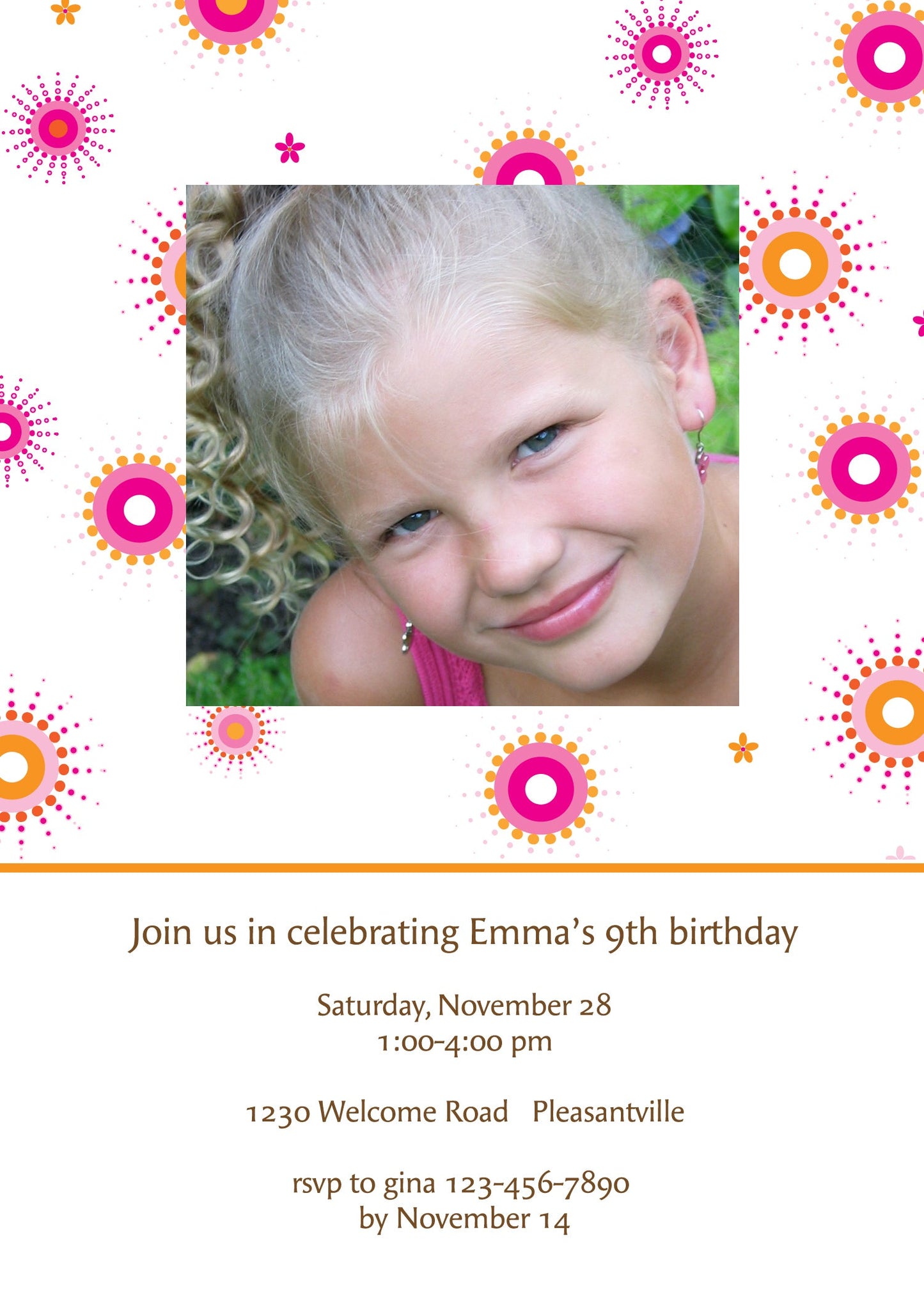 Starbursts Birthday Invitation