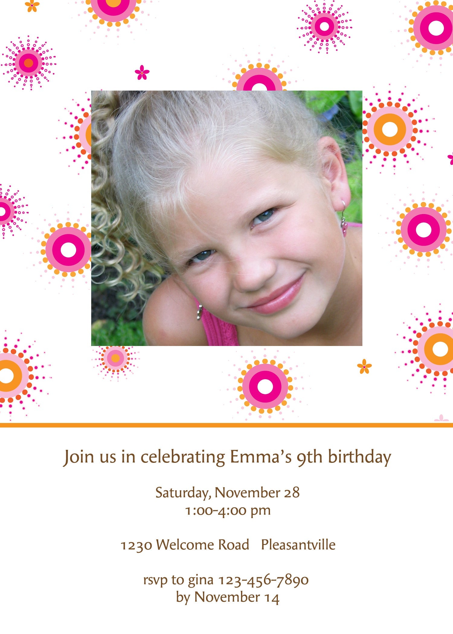 Starbursts Birthday Invitation