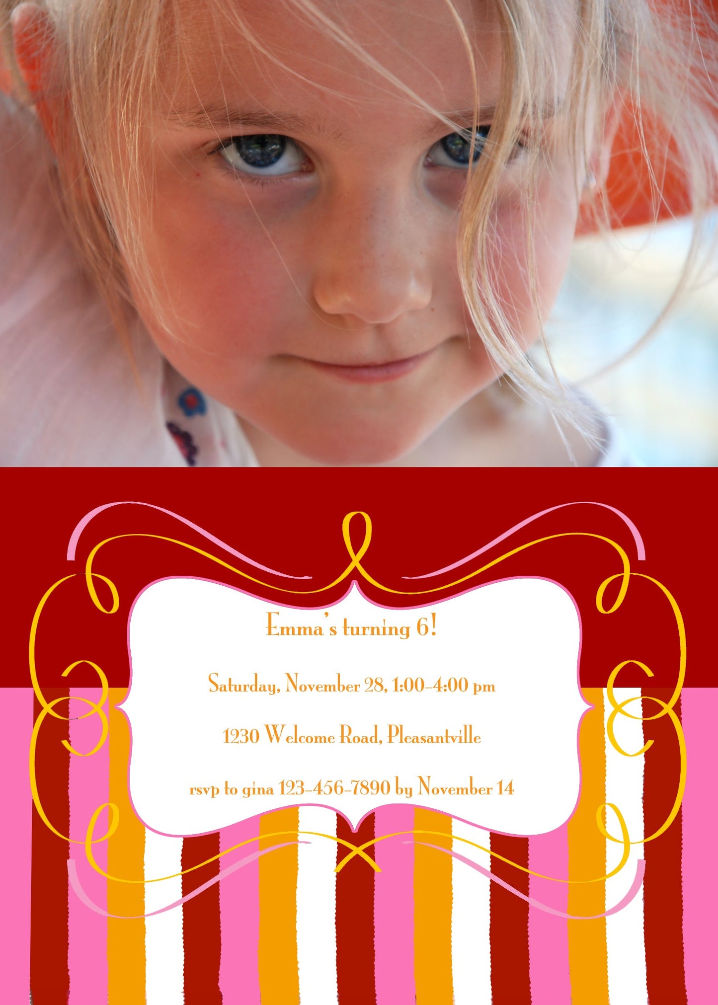 Warm Wishes Birthday Invitation