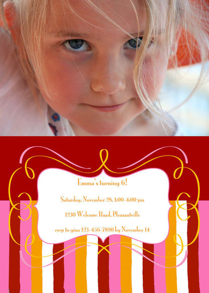 Warm Wishes Birthday Invitation