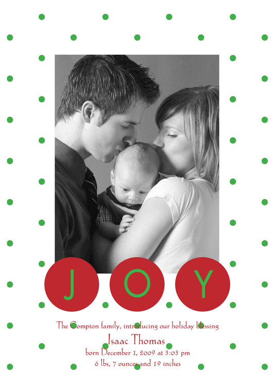 Simple Joy Holiday Cards