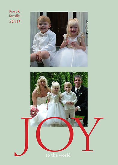Joy to the World Holiday Cards